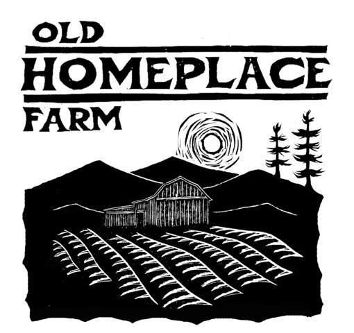 Silhouette of a goat inside a square frame, representing a farm logo for agricultural branding.